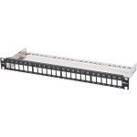 Corning CAXXSV-02408-C001 Verteilerfeld für 24Module 1HE Frontblende schwarz 