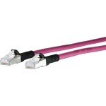 Metz Connect 1308452002-E Patchkabel S/FTP vioschwarz 2,0m Cat.6A 