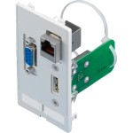 Rittal SZ 2482.570 Schnittstellenneinsatz USB Bfür A RJ45,SUB-D9 