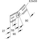 Niedax KGV 60 Gelenkverbinder 