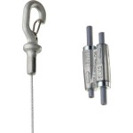 Erico SLK15L3 Stahlseilsystem D1,5mm L3 Meter 