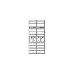 Eaton ZSD-Z27B0019 Zählerfeld 1050mm 4ZP,5pol. 