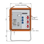 Walther WV0270R1 Verteilerschrank 22kVA 