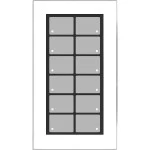 Issendorff LCN - GT12W Glas-Tastenfeld weiß mit 12 Tasten 