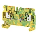 Weidmüller A2C 2.5 PE Schutzleiter-Reihenklemme 2,5qmm grün/gelb 