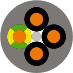 Lapp Kabel 1119312 R50 Ölflex Classic 110 12G1,5 50 Meter 