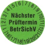 Beha-Amprobe 1238 G 2 Prüfetiketten 15mm grün 