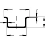 Niedax 2934/2 GL6 Tragschiene 2 Meter 