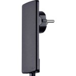 Schulte 1510 0000 0100 Schutzkontaktstecker schwarz 