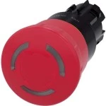 3SU1001-1HB20-0AA0 Not-Halt-Pilzdrucktaster 22mm rund rot 