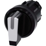 3SU1002-2BL60-0AA0 Knebelschalter 22mm rund schwarz 