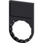 3SU1900-0AH10-0AA0 Schildträger flach schwarz 10 Stück 
