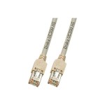 E F B K8017 5m hellgrau Patchkabel Cat.5E RJ45-Hirose mit SFTP 