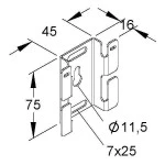 Niedax GRMB 50 Montagebügel 