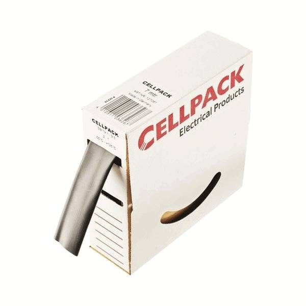 Cellpack 127049 Schrumpfschlauch schwarz 4,8-2,4mm 10 Meter Abrollbox