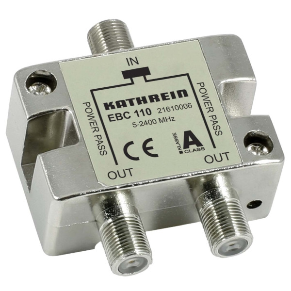 Kathrein 21610006 F-Verteiler 2-fach 5-2400 MHz EBC110