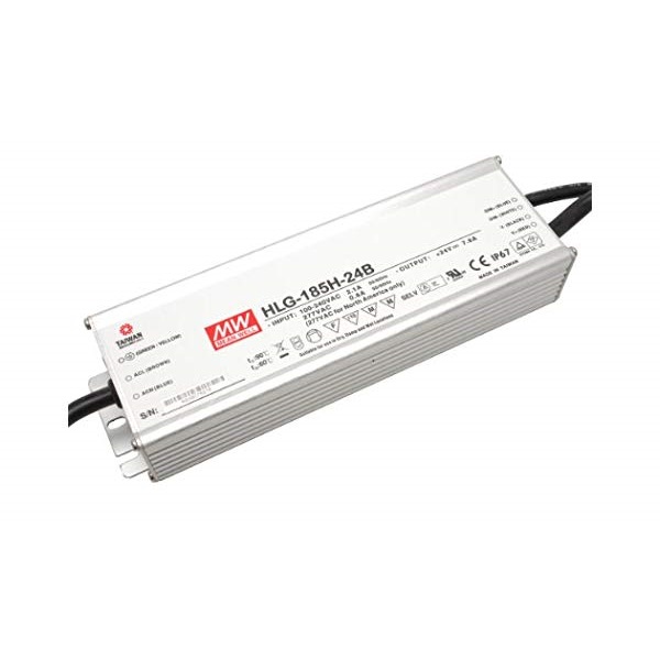 Meanwell HLG-185H-24B LED-Treiber 24VDC 185W 1-10V PWM