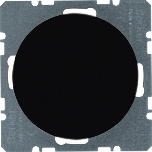 Berker 10092045 Blindverschluss mit Zentralstück R.1/R.3 schwarz glänzend