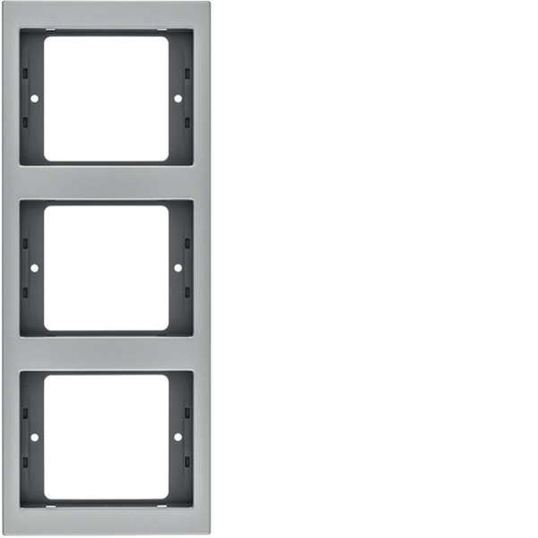 Berker 13337003 Rahmen 3-fach senkrecht K.5 Alu Aluminium eloxiert