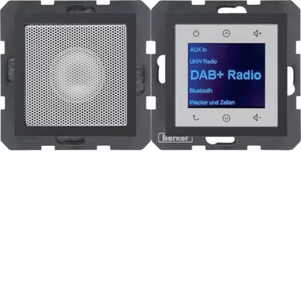 Berker 29801606 Radio Touch mit Lautsprecher DAB+ B.3/B.7 anthrazit matt