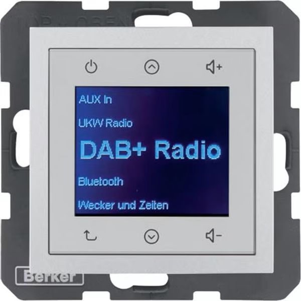 Berker 29841404 Radio Touch UP DAB+ B.3/B.7 alu matt