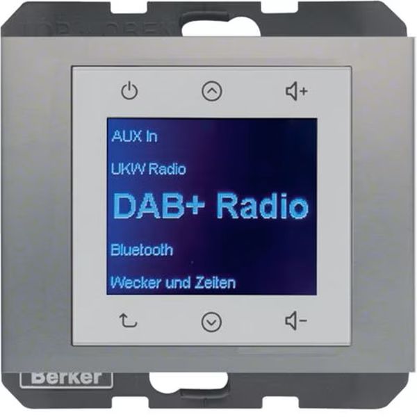 Berker 29847004 Radio Touch UP DAB+ K.1/K.5 edelstahl