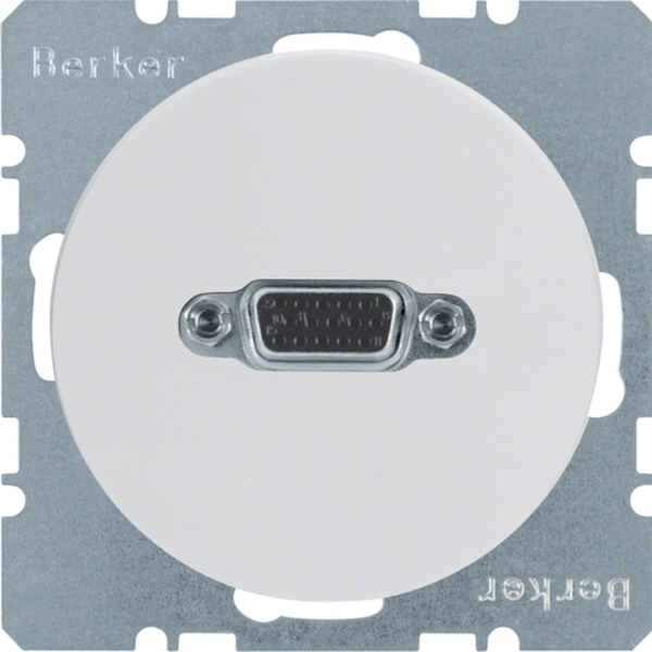 Berker 3315402089 VGA Steckdose R.1/R.3 polarweiß glänzend