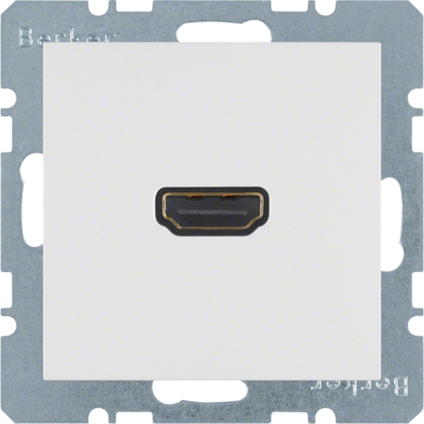 Berker 3315421909 High Definition Steckdose S.1/B.3/B.7 polarweiß matt