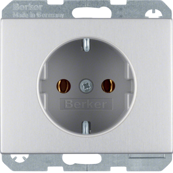 Berker 41157003 Schuko-Steckdose K.5 Alu