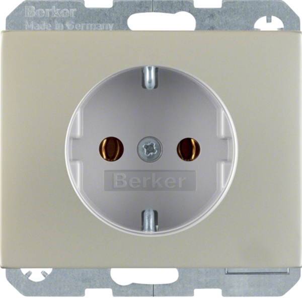 Berker 41157004 Schuko-Steckdose K.5 Edelstahl Rostfrei