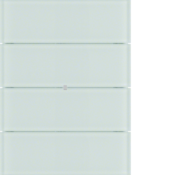 Berker 75164590 Tastsensor 4-fach Komfort B.IQ Glas polarweiß