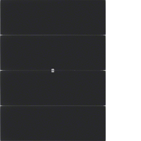 Berker 75168692 Lichtszenentastsensor 8-fach Komfort B.IQ Glas schwarz