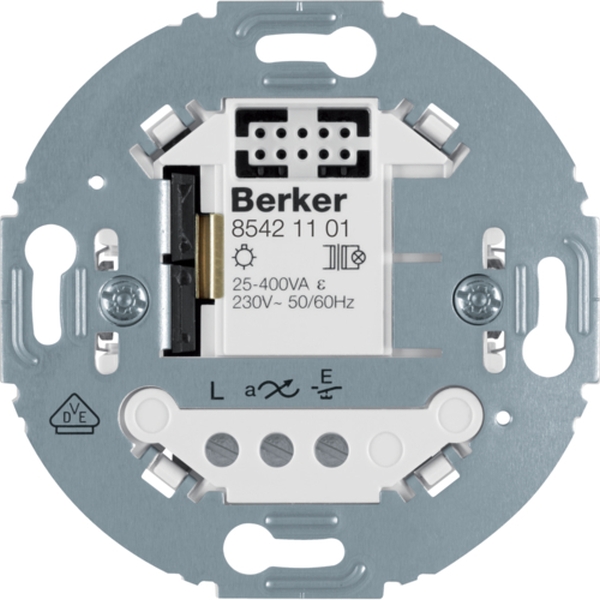 Berker 85421101 Universal Tastdimmer 1-fach (R,L C LED) Tragring rund