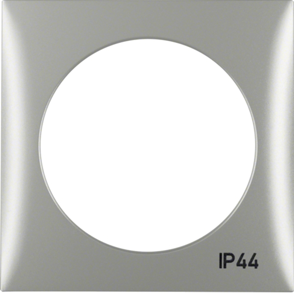 Berker 918272568 Rahmen mit Aufdruck 'IP44' Integro Flow chrom matt lackiert