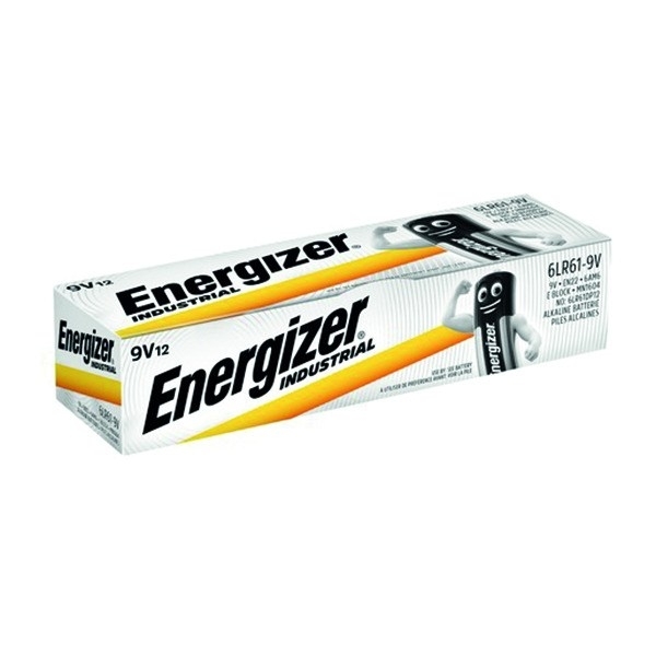 Energizer Batterie Industrial E-Block (9V) 12 Stück