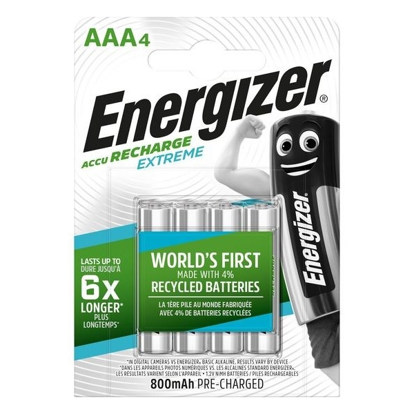 Energizer Akku Extreme Micro (AAA) 800mAh 4 Stück