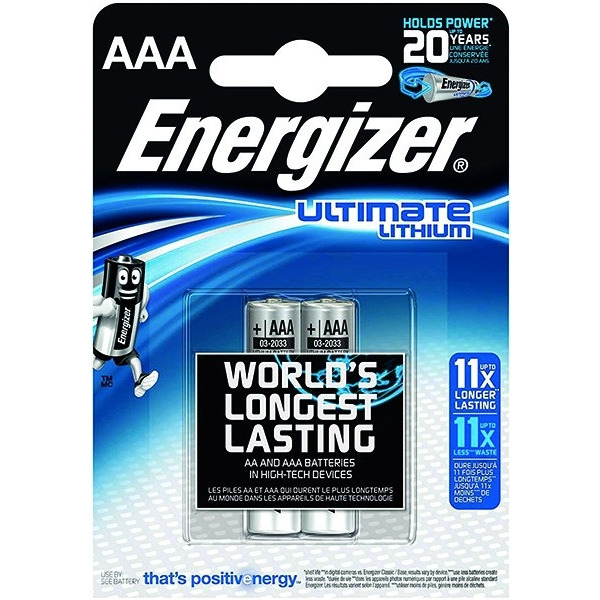 Energizer Batterie Ultimate Lithium Micro (AAA) 2 Stück