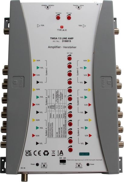 Triax TMSA 13 LINE AMP Vor-/Nach-Verstärker für TMS/CKR 13x 318815