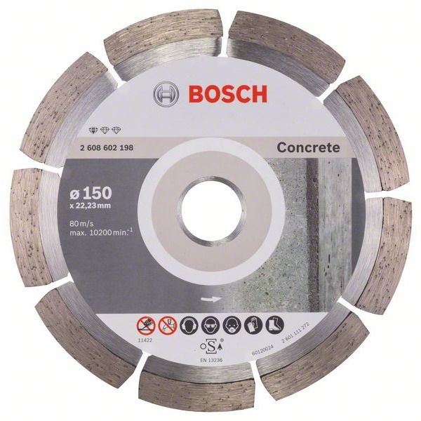 Bosch 2608602198 Diamanttrennscheibe 150x22,23mm