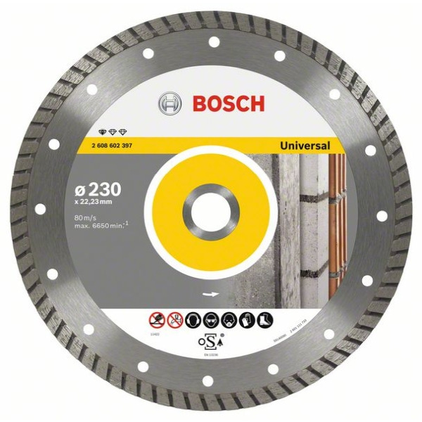 Bosch 2608602397 Diamanttrennscheibe 230x22,23mm