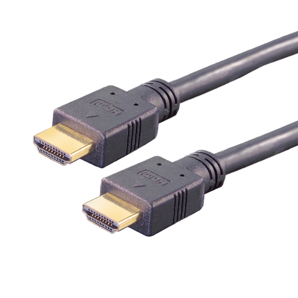 E + P HDMI1/2 HDMI-Verbindungskabel 2,0m schwarz