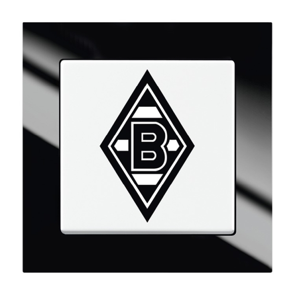 Busch-Jaeger 2000/6 UJ/05 Fanschalter Borussia Mönchengladbach Aus- und Wechselschaltung 2CKA001012A2205