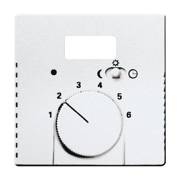 Busch-Jaeger 1795 TA-83 Zentralscheibe für Raumtemperaturregler alusilber 2CKA001710A3724