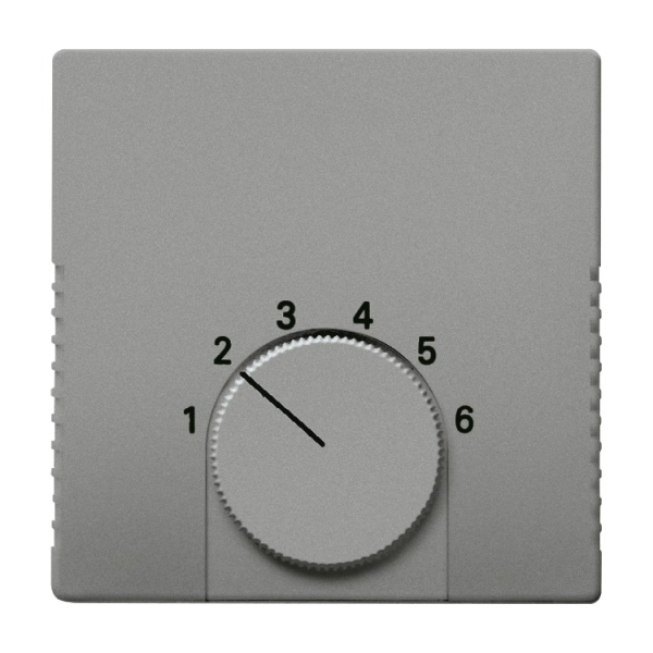 Busch-Jaeger 1794-803 Zentralscheibe für Raumtemperaturregler graumetallic 2CKA001710A3847
