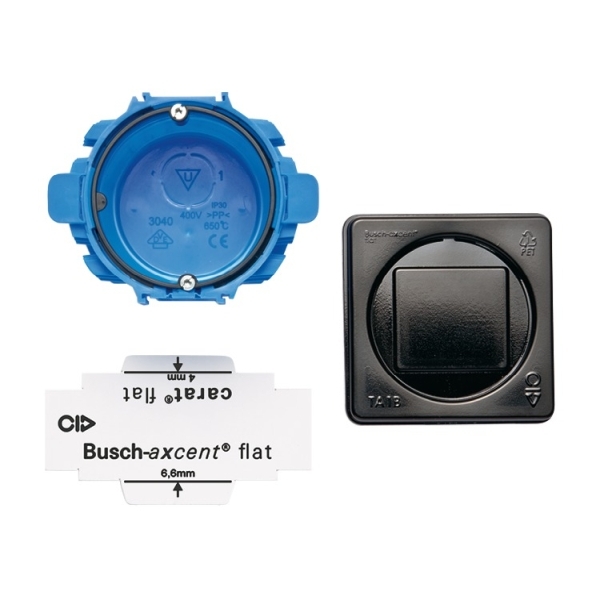 Busch-Jaeger 3048/41 Montageset carat® flat 4-fach 2CKA001740A0069