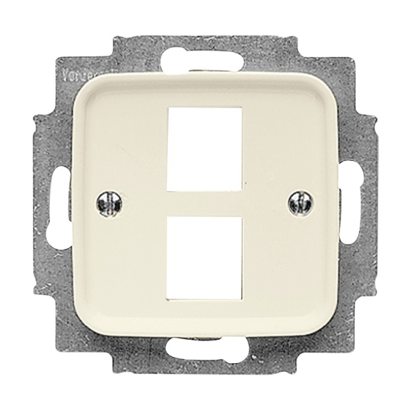 Busch-Jaeger 2561-02-212 Zentralscheibe Modular Jack cremeweiß 2CKA001753A3957