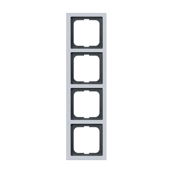 Busch-Jaeger 1724-183K future® linear-Rahmen 4-fach alusilber 2CKA001754A4309