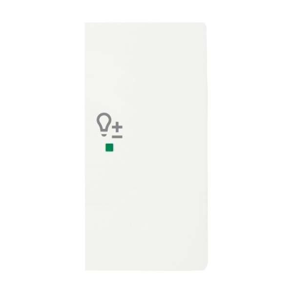 Busch-Jaeger 6234-22-884 Wippe 2-fach rechts mit Symbol 'Dimmer' studioweiß matt 2CKA006220A0491