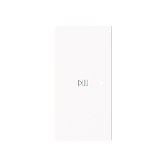 Busch-Jaeger 6237-21-44G Wippe 2-fach, links Symbol "Play/Pause" 2CKA006220A0976
