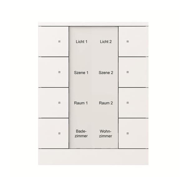 Busch-Jaeger SB/U8.0.11-84 Bedienelement 8-fach Busch-Tenton® studioweiß 2CKA006330A0013